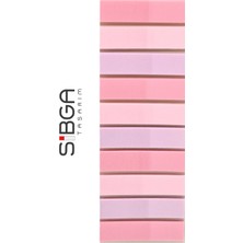 Sibga Tasarım Şeffaf Renkli Postit Post-It Post It. Kitap Ayracı Ayraç Postit Sticker Not Kağıdı 200 Yaprak