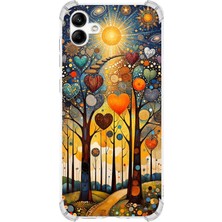 Printify Samsung Galaxy A04 ile Uyumlu Düşlerin Dansı Serisi Yıldız Yolculuğu Tasarımlı Uv Baskılı Köşe Korumalı Antişok Kılıf