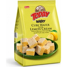 Elvan Today Küp Gofret Limonlu 200GR. (1 Paket)