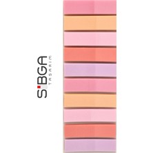 Sibga Tasarım Şeffaf Renkli Postit Post-It Post It. Kitap Ayracı Ayraç Postit Sticker Not Kağıdı 200 Yaprak