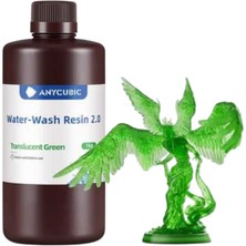 Anycubic Suda Yıkanabilir 2.0 Reçine - Transparan Yeşil 1 kg