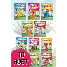 Örnekli Kolay Boyama Kitabı 10 Kitap Takım