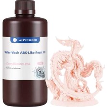 Anycubic Suda Yıkanabilir 3.0 Abs Like Cherry Blossom Pink Reçine 1 kg