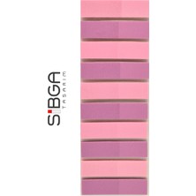 Sibga Tasarım Şeffaf Renkli Postit Post-It Post It. Kitap Ayracı Ayraç Postit Sticker Not Kağıdı 200 Yaprak
