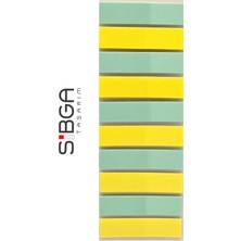 Sibga Tasarım Şeffaf Renkli Postit Post-It Post It. Kitap Ayracı Ayraç Postit Sticker Not Kağıdı 200 Yaprak