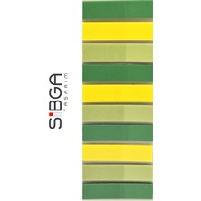 Sibga Tasarım Şeffaf Renkli Postit Post-It Post It. Kitap Ayracı Ayraç Postit Sticker Not Kağıdı 200 Yaprak