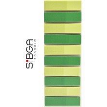 Sibga Tasarım Şeffaf Renkli Postit Post-It Post It. Kitap Ayracı Ayraç Postit Sticker Not Kağıdı 200 Yaprak