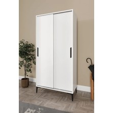 Afilli Olivia MDF Ayakkabılık Portmanto Klasik Tasarım 90 cm Genişlik 181 cm Yükseklik