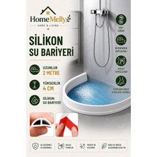 2 Metre Duş, Kapı Eşiği, Tezgah Üstü Su Bariyeri Sızdırmaz Yapışkanlı Silikon Bant Izolasyon Bandı