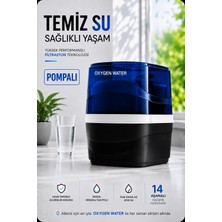 Oxygen Water Pompalı Vontron Membranlı 14 Aşamalı Çelik Su Tanklı Su Arıtma Cihazı