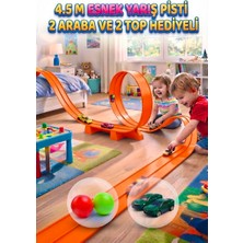 Farbu Crazy Road 360° Esnek Yarış Pisti  Fast Track 4.5 Metre Esnek Oyuncak Yarış Pisti Seti