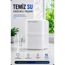 Oxy Aqua 15 Aşamalı Ph+ Alkali Mineral ve Detoks Filtreli Nsf Onaylı Çelik Su Tanklı Su Arıtma Cihazı