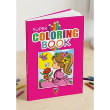 Tay Yayınları Super Coloring Book Çocuklar İçin Kalın Boyama Kitabı
