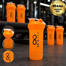 BK Gift Logonuza Özel 50 Adet S101 550 ml Smart Shaker - Hazneli Sporcu Shaker