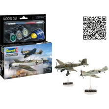 Revell Model Set Uçak Messerschmitt BF109E JU87B Stuka 63770