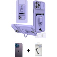 Marsilyan™- iPhone 12 Pro Max Kılıf Vadi Form Prime - Şeffaf Uv Polymer Nano Ekran Koruyucu + Neon Fosforlu Kamera Lens - Mı
