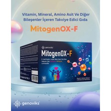 Genoviks mitogenOX-F Vitamin, Mineral, Amino Asit Ve Diğer Bileşenler İçeren Takviye Edici Gıda