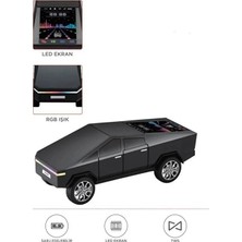 D68 Cyber Model Araba Tasarımlı Bluetooth Hoparlör 15W Güçlü Ses Rgb LED /tws/usb Siyah