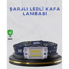 Epilons Kompakt Led Kafs Feneri Usb Şarjlı Manyetik 2 Işık Modlu 215 Lümen