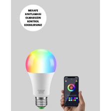Epilons 9 Watt Beyaz Işık Ve Renk Ayarlı Akıllı Led Ampul