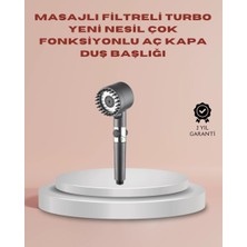 Epilons Filtreli Masaj Özellikli Duş Başlığı Aç Kapa Tuşlu