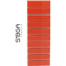 Sibga Tasarım Şeffaf Turuncu Renkli Postit Post-It Post It. Kitap Ayracı Ayraç Postit Sticker
