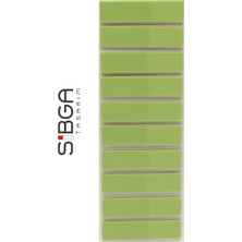 Sibga Tasarım Yeşil Şeffaf Renkli Postit Post-It Post It. Kitap Ayracı Ayraç Postit Sticker Not Kağıdı 200 Yaprak