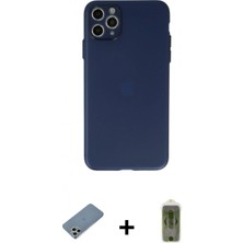 Marsilyan™- iPhone 11 Pro Max Kılıf Atlas Minimal Prime - Siyah Joko Magic 5d Hayalet Cam + Shine Kamera Lens Koruma Cam - Gs