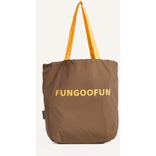 Fungoofun x DeFacto Kadın El Kahverengi Çantası H9317AXNS