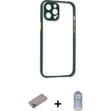Marsilyan™- iPhone 12 Pro Max Kılıf Nova Asil Özel Seri - Siyah Joko Magic 5d Cam + Shine Kamera Lens Koruma Cam - Sabe