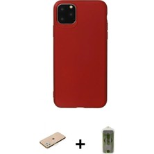 Marsilyan™- iPhone 11 Pro Max Kılıf Kozmos Yansıma Özel Seri - Siyah Joko Magic 5d Hayalet Cam + Renkli Kamera Lens Koruma Cam - Yl