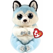 Sinerjim Ty Beanie Babies Mavi Peluş Husky Köpek Thunder 15 cm