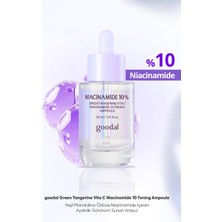 %10 Niacinamide İçerikli Ampul GOODAL Green Tangerine Vita C Niacinamide 10 Toning Ampoule