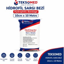 Teksomed Hidrofil Sargı Bezi 10CMX10 Metre (5 Adet)