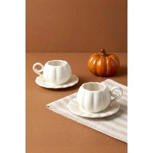 Kitchen Life Pumpkin Porselen 2'li Kahve Fincanı Takımı
