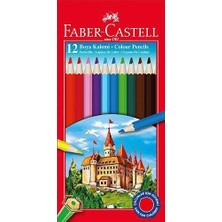 Faber-Castell Karton Kutu Kuru Boya Kalemi 12 Renk Tam Boy
