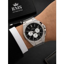 Grand Romanson Rms Romanson Premium Erkek Kol Saati Çelik Kordon 5 Atm Su Geçirmez Kronometreli Kadran AG2134.12