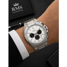 Grand Romanson Rms Romanson Premium Erkek Kol Saati Çelik Kordon 5 Atm Su Geçirmez Kronometreli Kadran AG2134.10