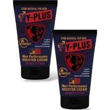 Bezos Y-Plus Men Ginsengli Booster Red Korea Erk.eklere Ser.tleşt.irici Kremi 50 ml 2 Adet