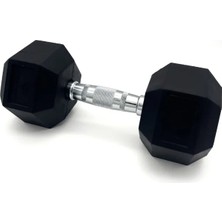 Alin Sport 25 kg Kauçuk Profesyonel Olimpik Hex Dumbbell ( Hex Dambıl - Altıgen Dambıl )
