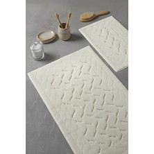 Aryıldız Home Aryıldızhome Banyo Halısı 2 Li Set Agata Krem