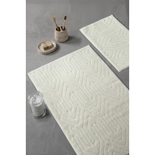 Aryıldız Home Aryıldızhome Banyo Halısı 2 Li Set Marlon Krem