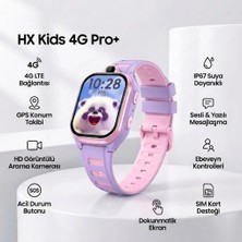 Arvonx HX Kids 4G Pro+ Akıllı Çocuk Saati | Kameralı, LBS Takipli – Sim Kartlı, SOS Acil Arama