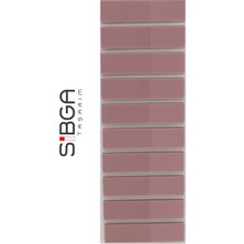 Sibga Tasarım Şeffaf Gül Kurusu Renkli Postit Post-It Post It. Kitap Ayracı Ayraç Postit Sticker Not Kağıdı