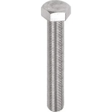 Norm M8X35 Din 933 A2 Akb Tam Diş Paslanmaz Inox Cıvata (25 Ad)
