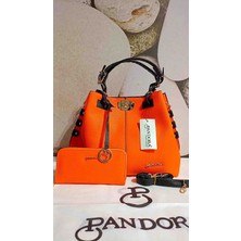 Pandora Bags Mineli Deri Kadın Omuz Çantası