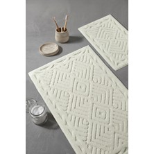 Aryıldız Home Aryıldızhome Banyo Halısı 2 Li Set Crome Krem