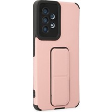 Bezos Galaxy A53 5g Kılıf Mega Standlı Silikon - Pudra