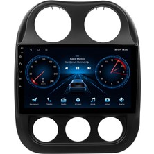 CarSmarT Jeep Compass Android Multimedya (2010-2015) Carplay Android Auto Navigasyon Kameralı 6gb Ram 64GB