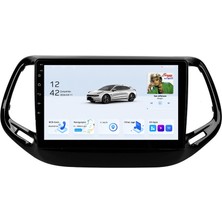 CarSmarT Jeep Compass Android Multimedya (2017-2020) Carplay Android Auto Navigasyon 8gb Ram 128GB Pro